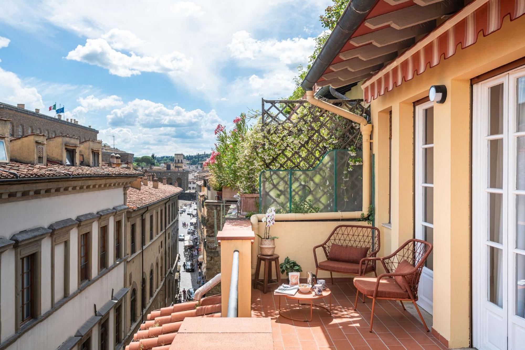 Ferienwohnung Bob W Ponte Vecchio Florenz Exterior foto